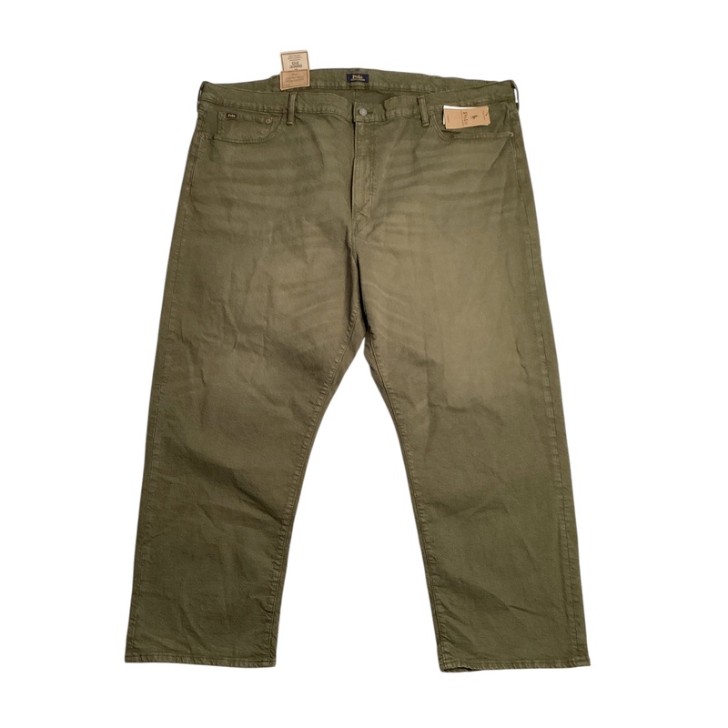 Polo Ralph Lauren Mens Prospect Straight Jeans Pants 52 / 30 Green Big & Tall