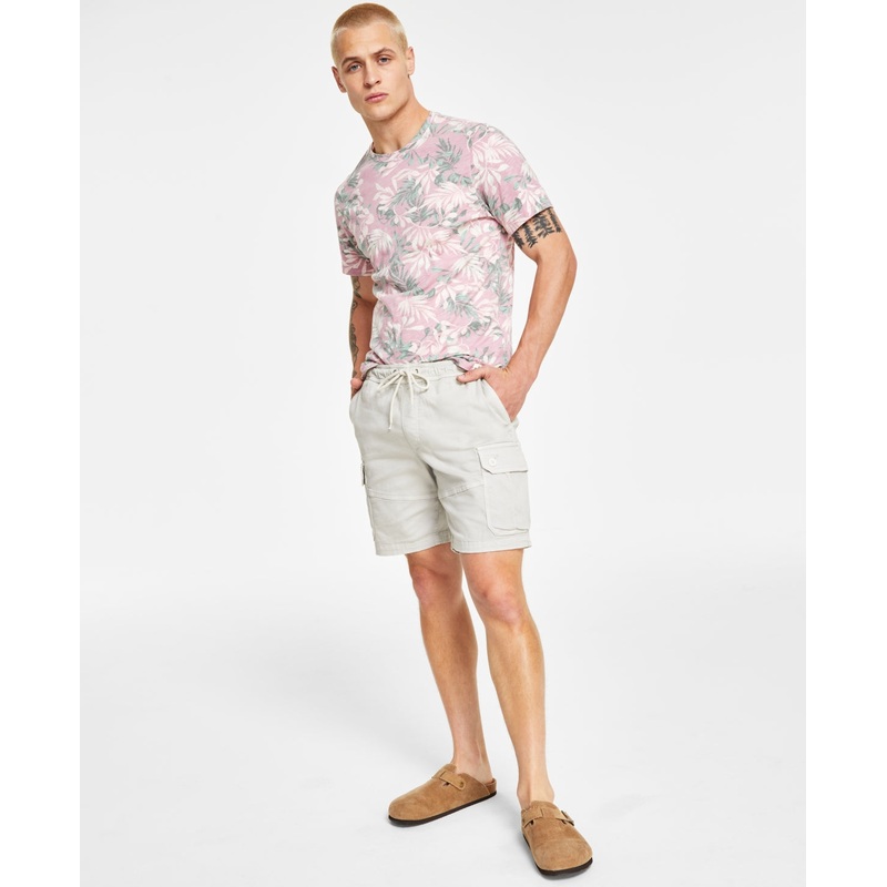 Sun Stone Men's Cargo Shorts Stone Block XL