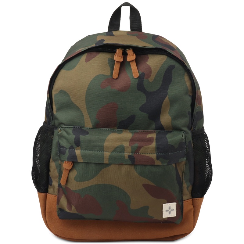 Sun Stone Mens Camo Backpack Green Brown ONE SIZE