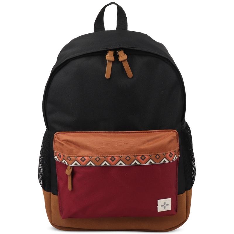 Sun + Stone Mens Geo Backpack Black ONE SIZE