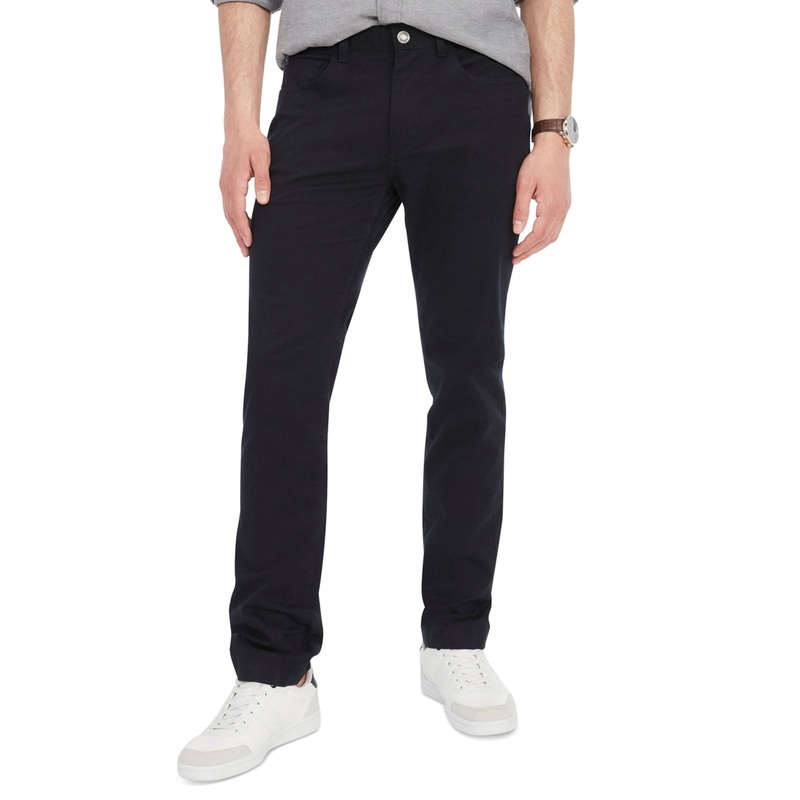 Tommy Hilfiger Mens Denton Straight Fit Twill Chino Pants Blue 38 x 30