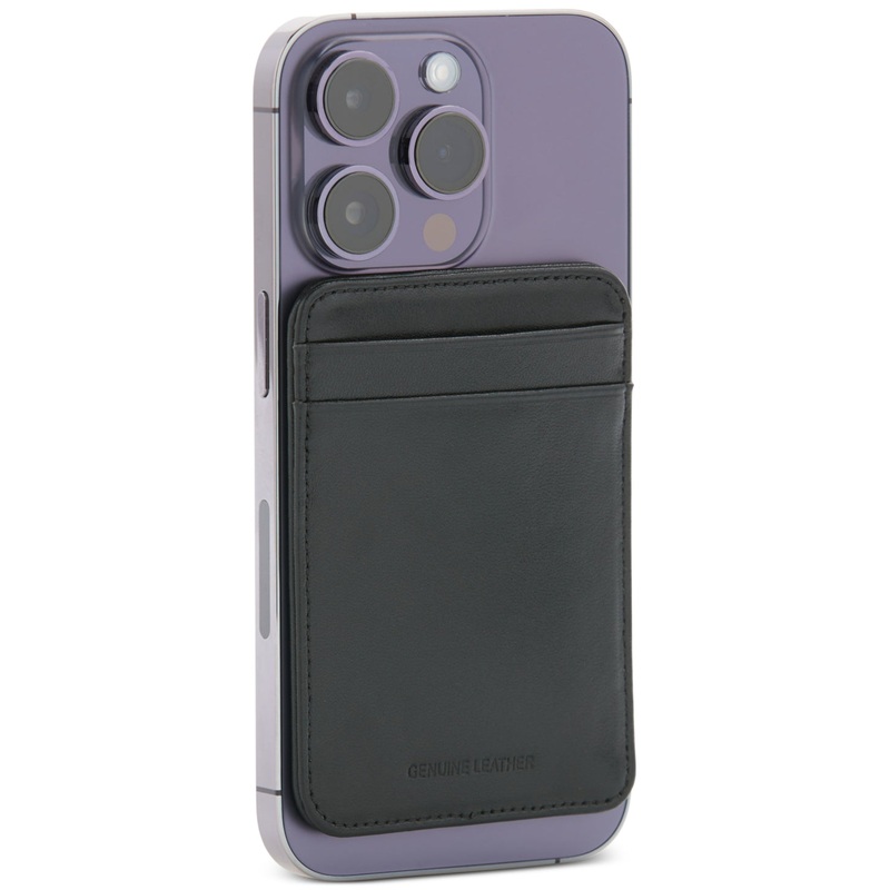 Perry Ellis Portfolio Men's Magnetic Leather Phone Card Wallet