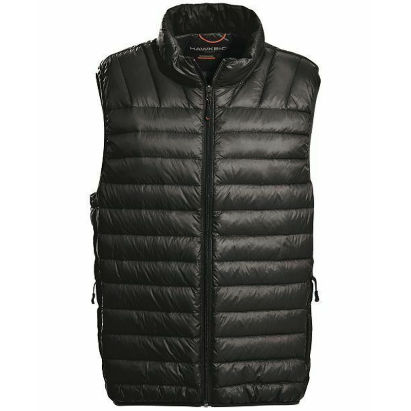 Hawke Co. Mens Packable Puffer Vest Black Small