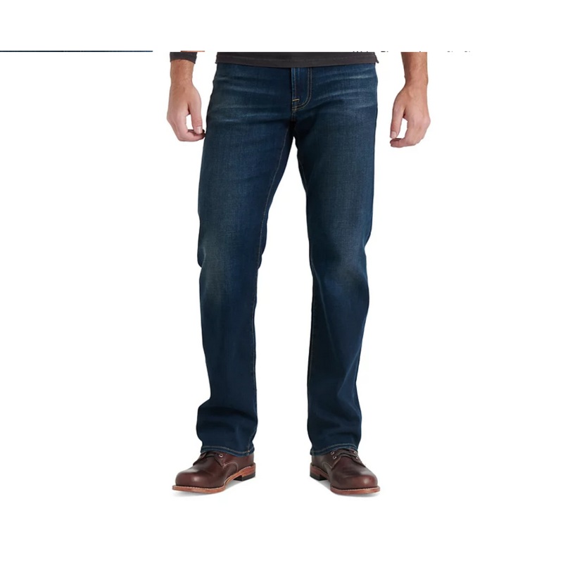 Lucky Brand Men's 181 Relaxed Straight Fit COOLMAX Stretch Jeans Blue 38 x 30
