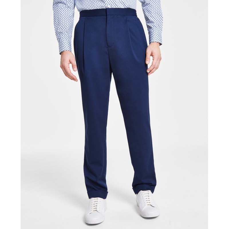 Alfani Men's Modern Fit Stretch Dress Pants Blue 30 x 30