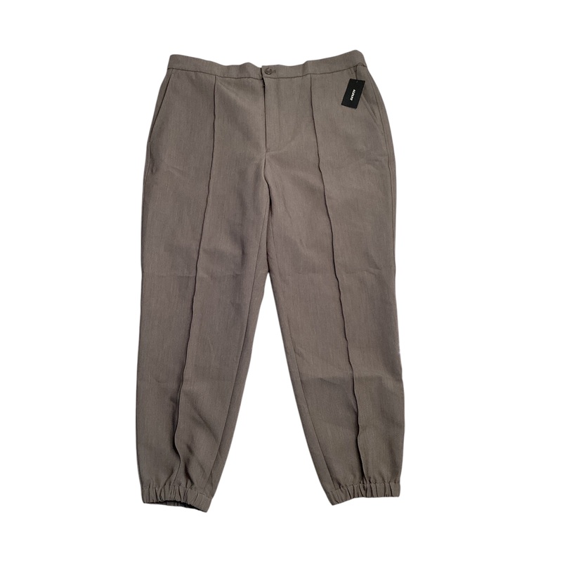 Alfani Men's Regular Fit Stretch Jogger Pants Brown 2XL