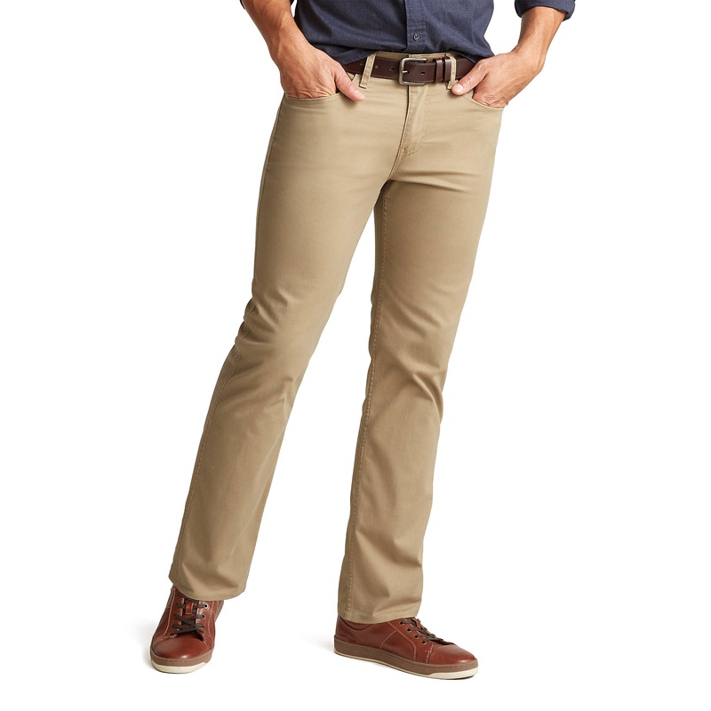 Dockers Men's Jean Cut Straight-Fit All Seasons Tech Khaki Pants 33 x 30 Tan