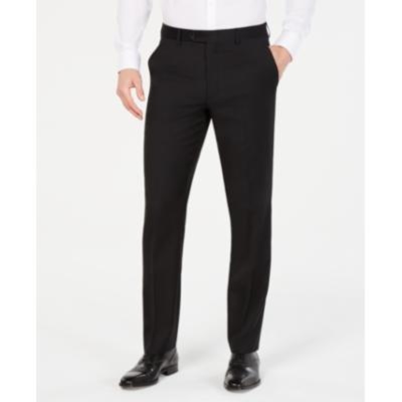 Lauren Ralph Lauren Men's Classic Fit UltraFlex Dress Suit Pants Black 48 x 32