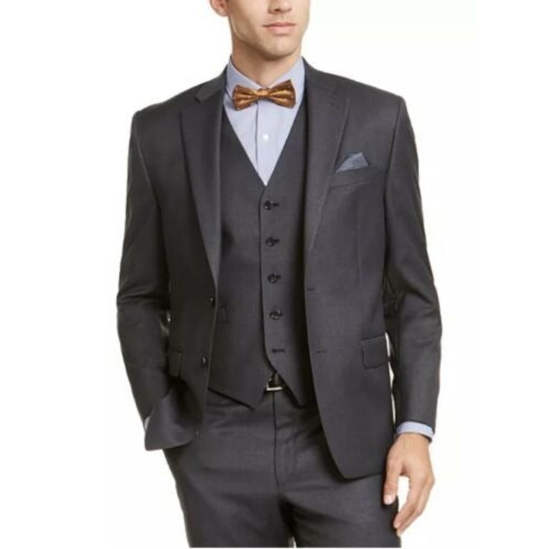 Lauren Ralph Lauren Men's Classic Fit UltraFlex Stretch Suit Jacket Grey 58L