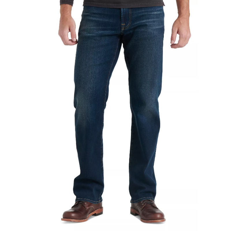 Lucky Brand Men's 181 Relaxed Straight Fit Jeans Balsam Blue 33 x 30