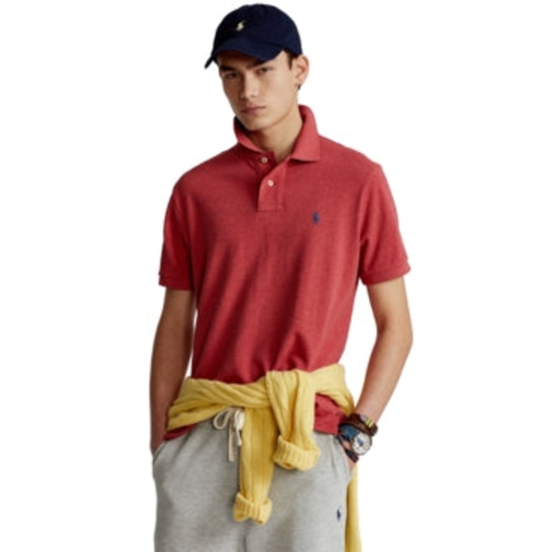 Polo Ralph Lauren Men's Classic-Fit Mesh Polo Shirt XL Ruby Red