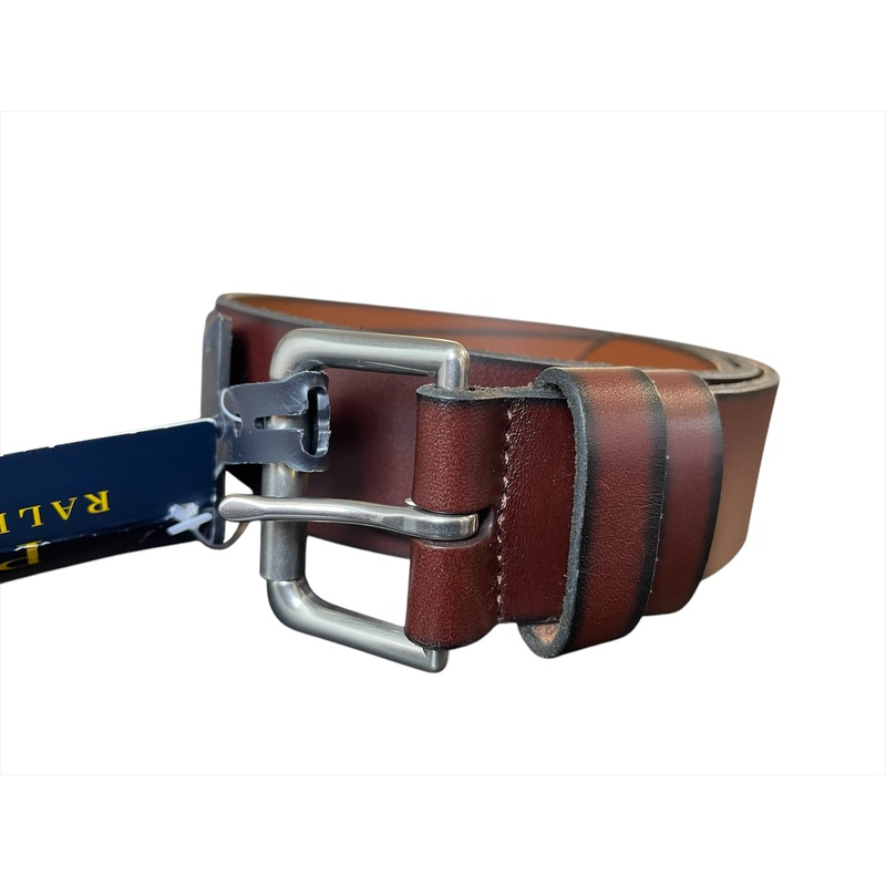 Polo Ralph Lauren Men's Leather Buckle Belt Size 32 Brown