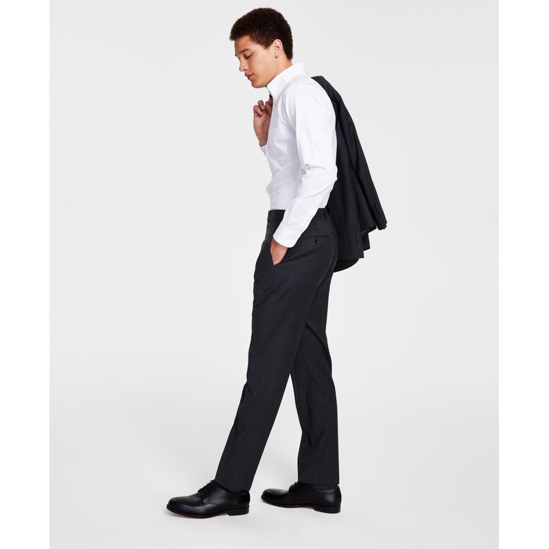 Brooks Brothers Men's Classic Fit Dress Suit Pants Grey Pinstripe 32 x 32