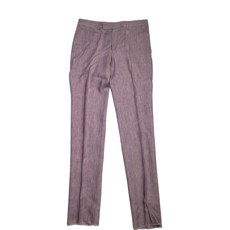 Robert Graham Mens Delave Slim Fit Linen Suit Dress Pants Waist 34 Purple