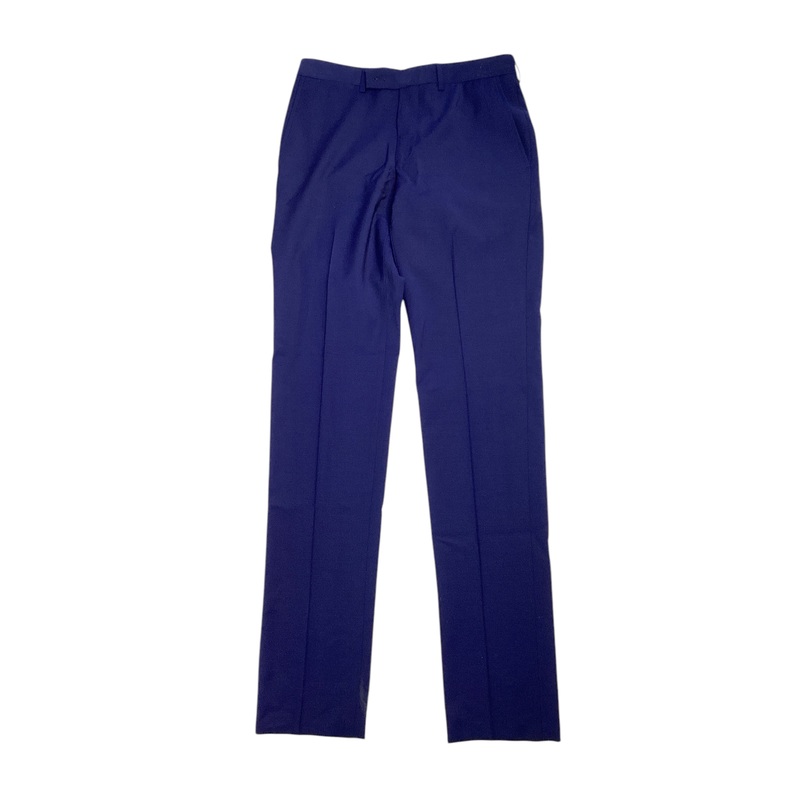 Robert Graham Mens Wool & Mohair Slim Fit Suit Dress Pants Waist 30 Blue