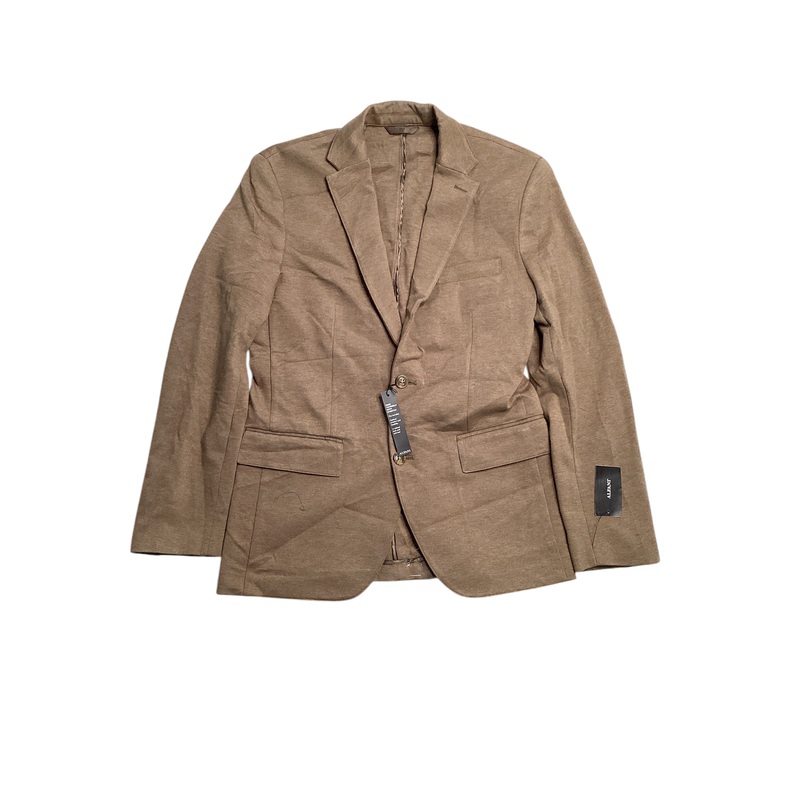 Alfani Men's Modern Fit Stretch Heathered Knit Suit Jacket Brown Small