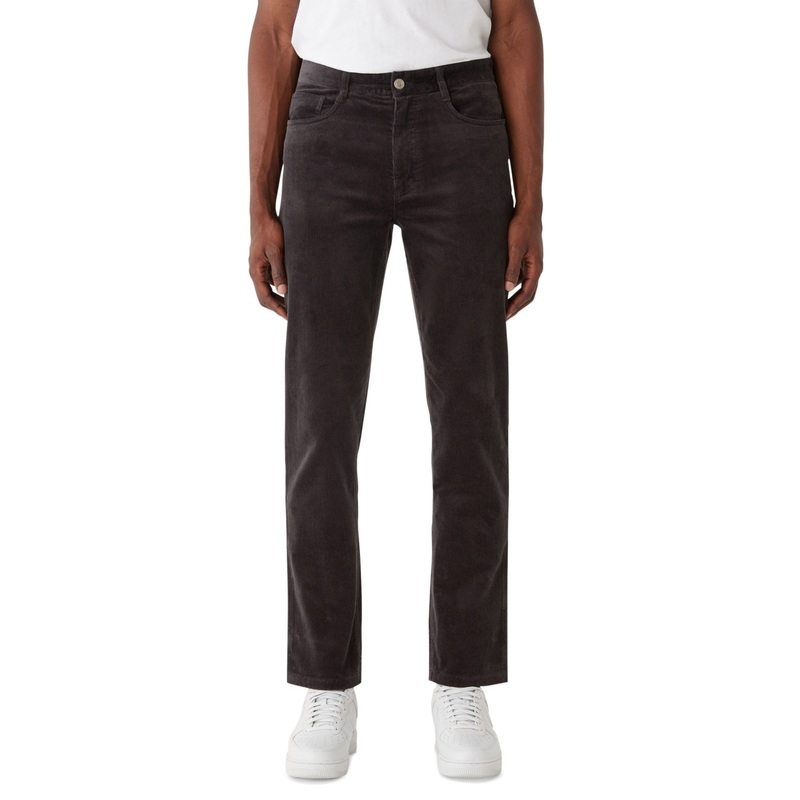 Frank And Oak Men's Slim Fit Five Pocket Stretch Corduroy Pants Black 32 x 32