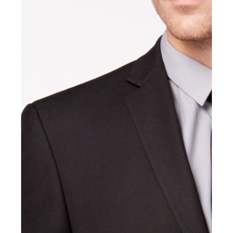 Marc New York Mens Modern fit Suit Jacket Only 44 R Black Solid Sport Coat