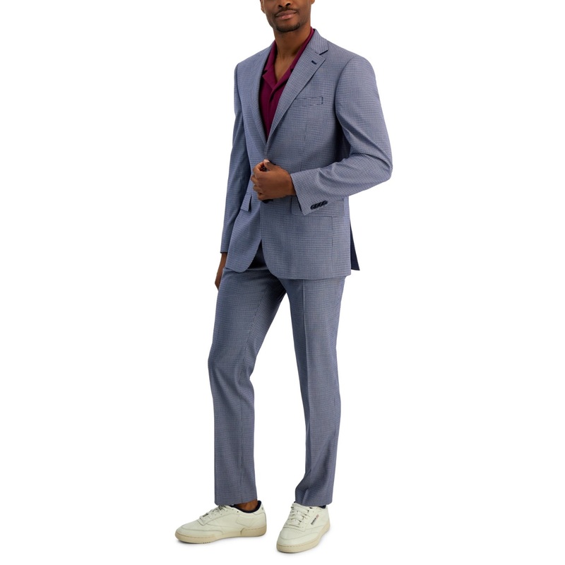 Ben Sherman Mens Slim fit 2 Piece Suit 46 S / 40 Waist Blue