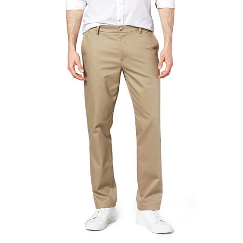 Dockers Mens Signature Fit Slim Taper Pants New British Khaki 34 x 32