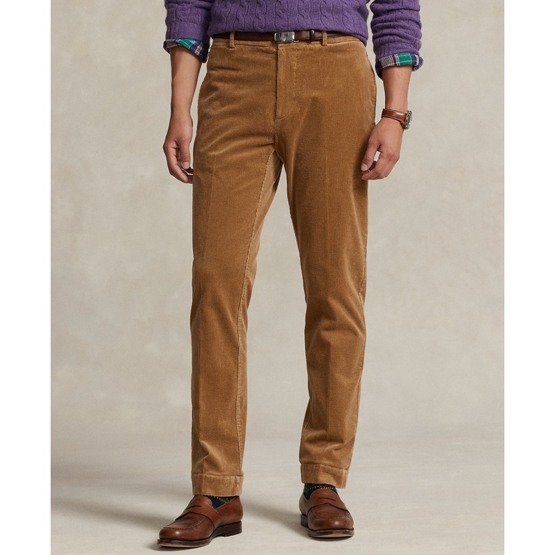 Polo Ralph Lauren Mens Regular fit Corduroy Pants 40 / 32 Rustic Tan Stretch