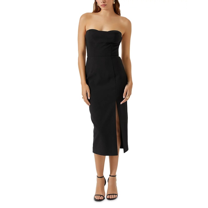 ASTR the Label Womens Melani Dress Size XL Black