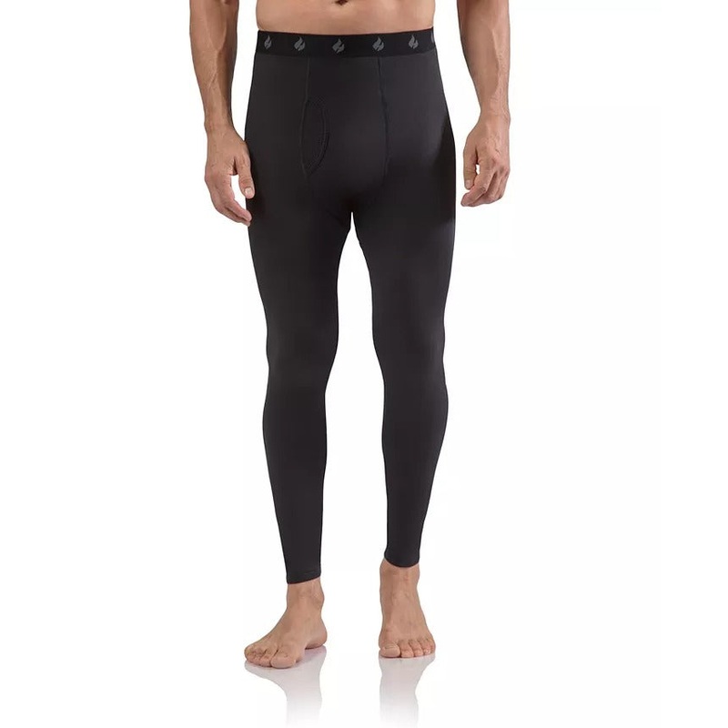 Heat Holders Mens Regular fit Tights Pants Medium  Black Stretch