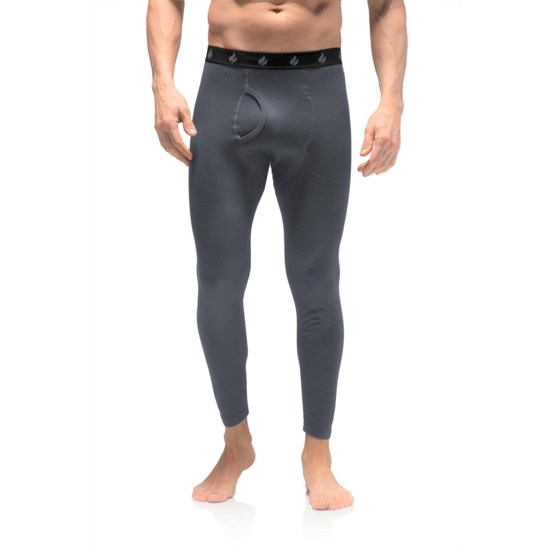 Heat Holders Mens Regular fit Tights Pants Small Grey Stretch