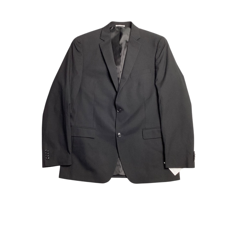 Alfani Mens Slim fit Suit Jacket Blazer 38S  Black Solid Stretch