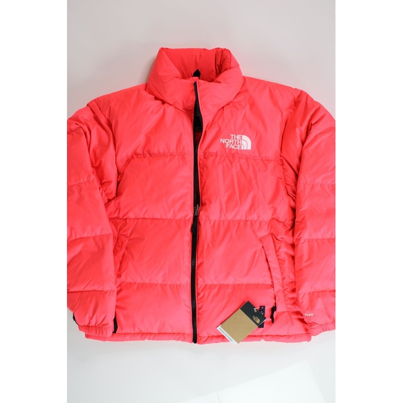 The North Face Mens 1996 Retro Nuptse Jacket Medium Brilliant Coral Pink