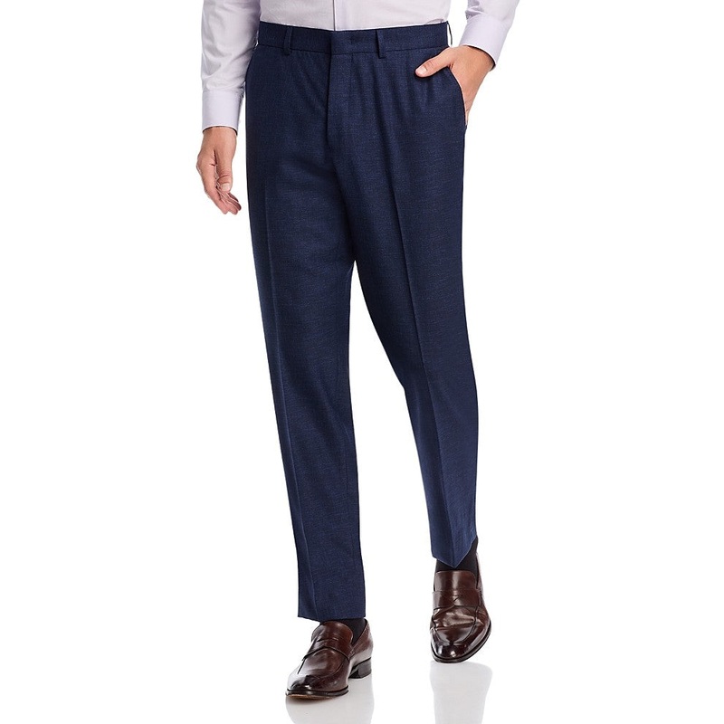 Vince Melange Mens Regular fit Dress Pants 32 / 38 Blue Solid