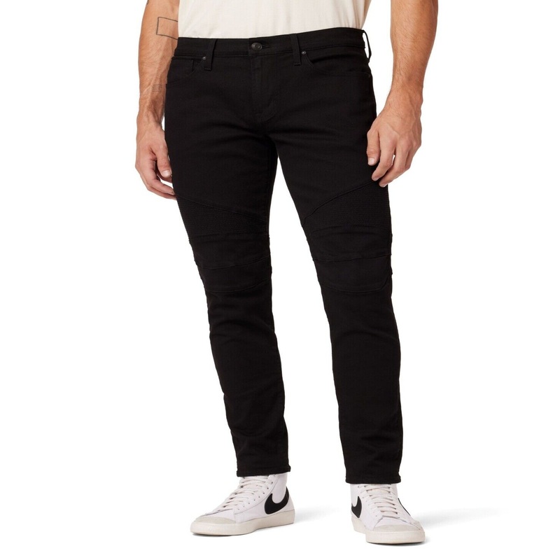 HDSN Men's Banks Biker Jeans  Black 33 x 33