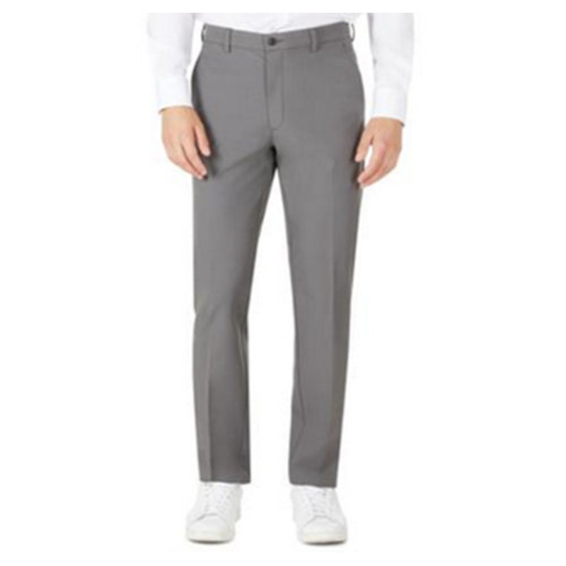 Lauren Ralph Lauren Men's Slim 4-Way Stretch Wicking Pants Grey 34 x 34