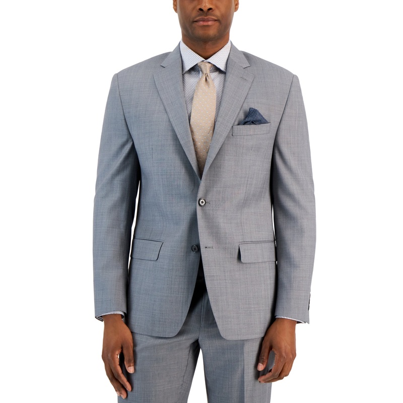 Lauren Ralph Lauren Mens Classic fit Sport Coat Blazer 38 R Grey Stretch