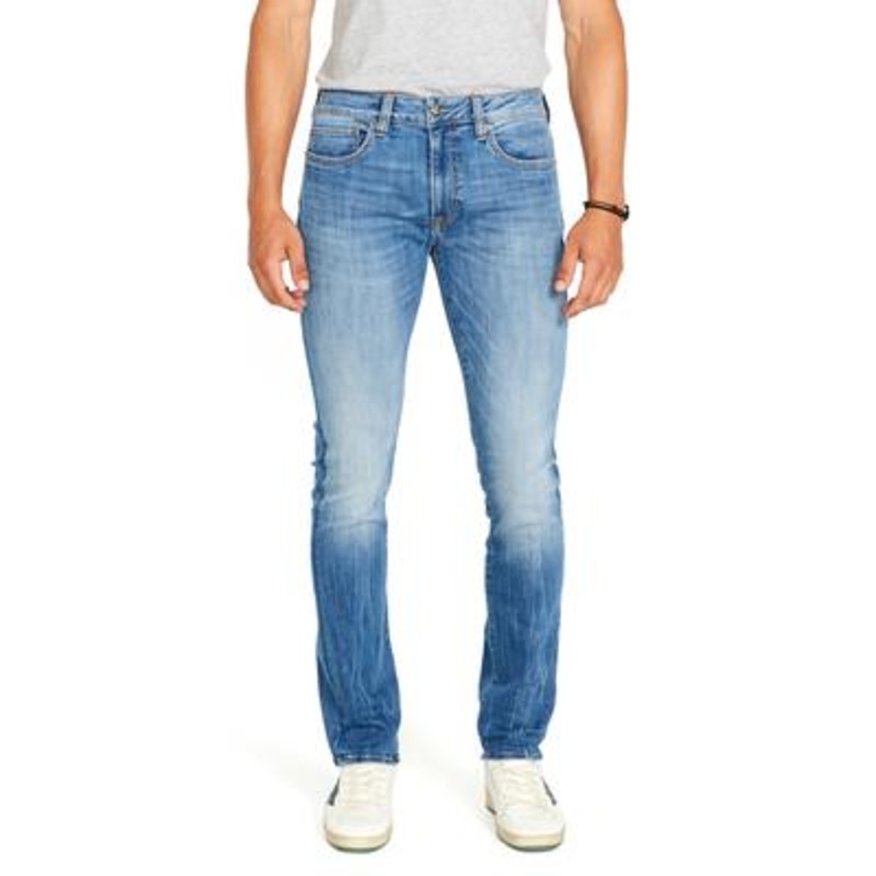 Buffalo David Bitton Mens Slim fit Denim Jeans 40 / 34 Blue Solid Stretch