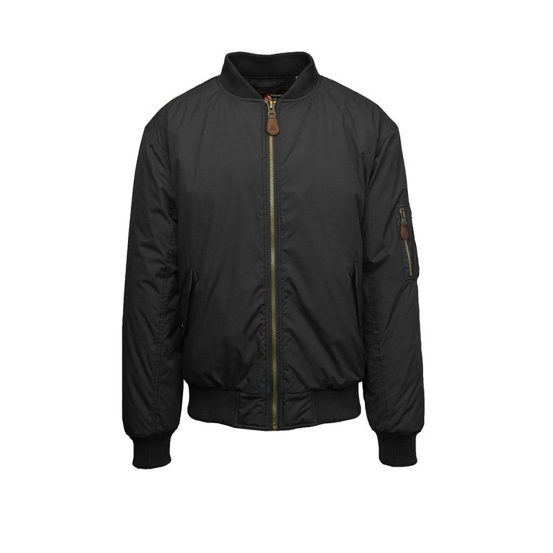 Galaxy By Harvic Mens Field Jacket Coat Large Black Solid