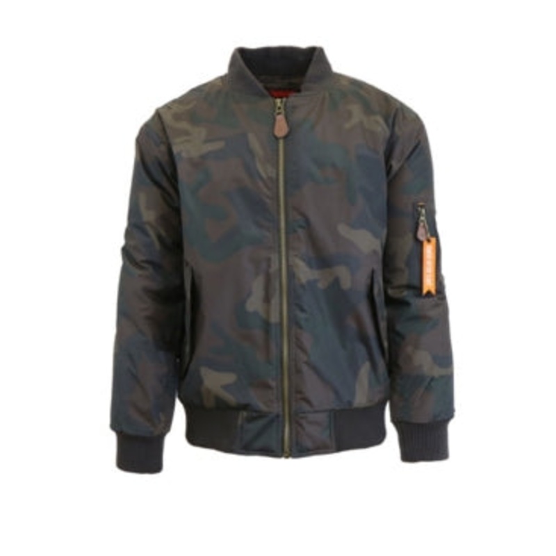 Galaxy By Harvic Mens Field Jacket Coat XL Green Camouflage