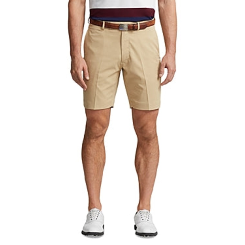 Polo Ralph Lauren Mens Regular fit Golf shorts Shorts 34 / 9" Beige Stretch