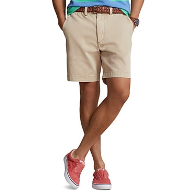 Polo Ralph Lauren Mens Relaxed fit Chinos Shorts 38 / 8 Beige Solid
