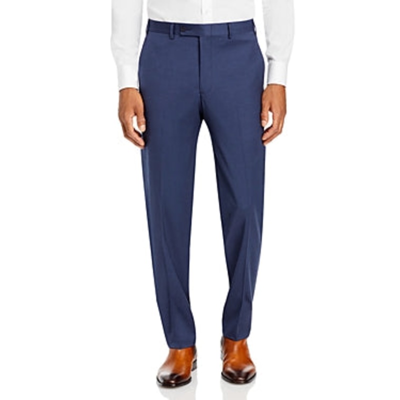 The Men's Store Regular fit Dress Pants 34 / 28 Blue Solid