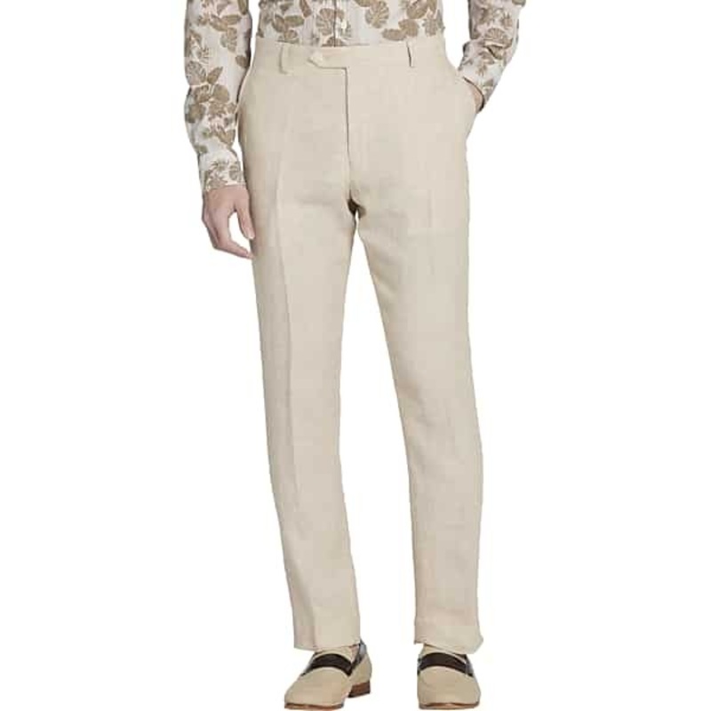 Tommy Hilfiger Mens Modern fit Dress Pants 38 / 29 Beige